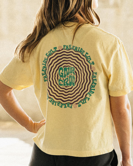 Ripple Cropped Tee