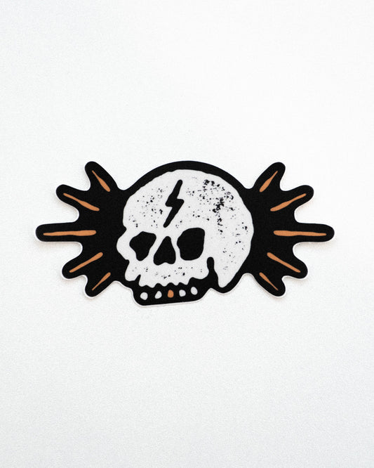 Gnar Skull Sticker